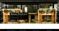 Desktop Screenshot of karanproperties.com
